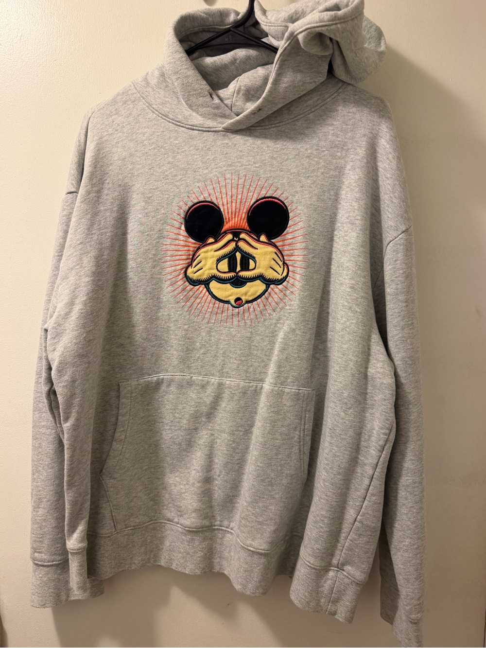 Light gray Disney Mickey hoodie